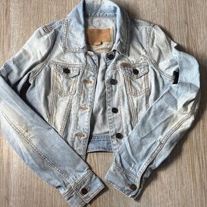 Hollister Faded Blue Jean Jacket